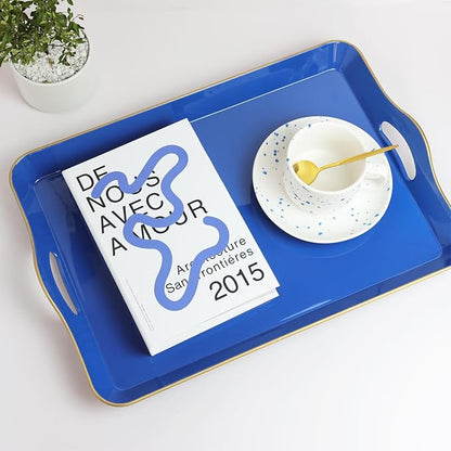 Spsyrine Large Blue Serving Tray - Image 6