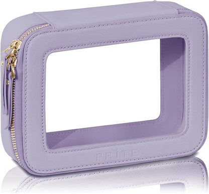 Prite Clear Makeup Bag Cosmetic Organizer Case Waterproof Travel Toiletry Bag by Prite
