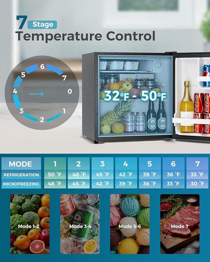 Small Fridge with Freezer - Image 3