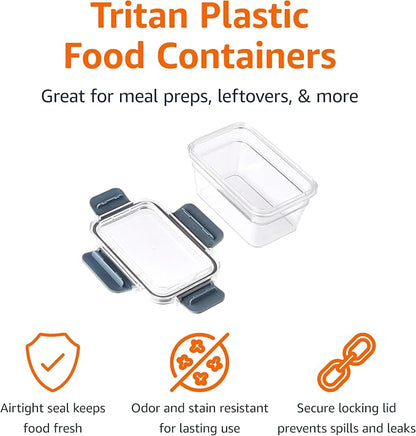 Amazon Basics Tritan Plastic Food Storage Containers - Image 2