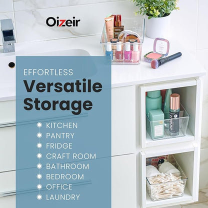 Oizeir Clear Pantry Organizer Bins 8-Pack - Image 5