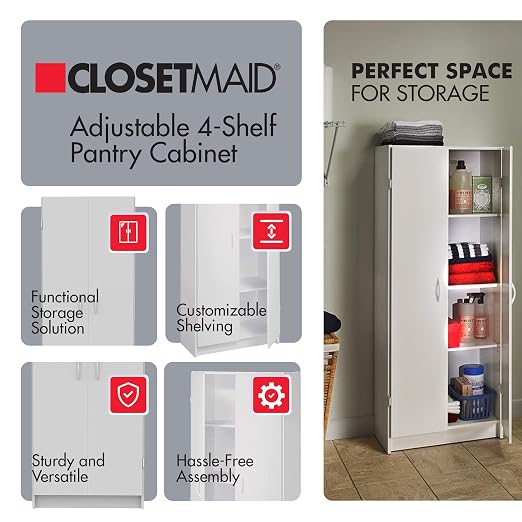 ClosetMaid Pantry Cabinet Cupboard - Image 4