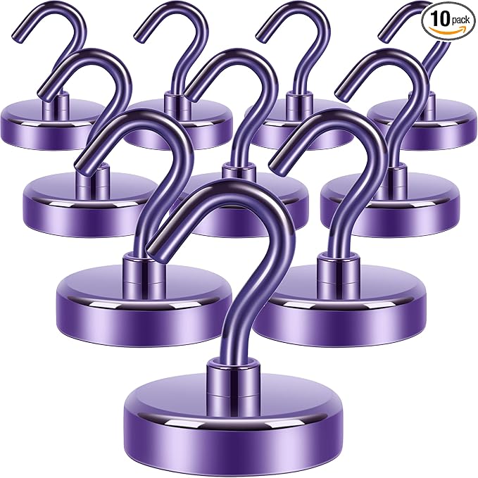 Neosmuk Magnetic Hooks, Heavy Duty 85lb+ Strong Magnet Hook by Neosmuk
