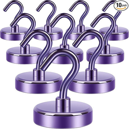 Neosmuk Magnetic Hooks, Heavy Duty 85lb+ Strong Magnet Hook by Neosmuk