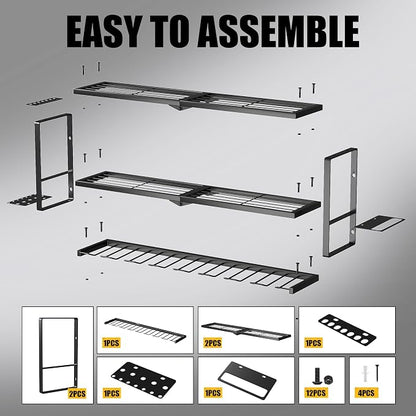 Heavy Duty Power Tool Organizer Wall Mount, Metal Tool Storage Rack Loads 320lbs - Image 8