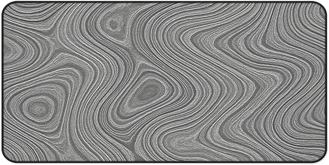 Brushed Metal Texture Desk Mat by Unknown