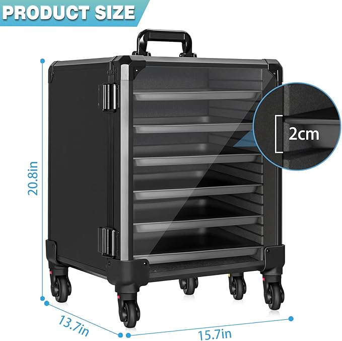 Miniatures Storage Case Miniatures Transport Case Aluminum Alloy Frame Display - Image 2