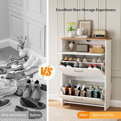 VINGLI Shoe Cabinet Storage for Entryway Ultra Slim - Image 9