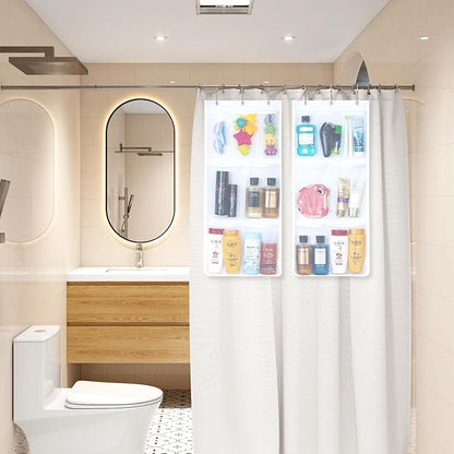 Lifewit Cruise Essentials Shower Caddy Must-Have, 7 Pockets Hanging Bathroom - Image 9