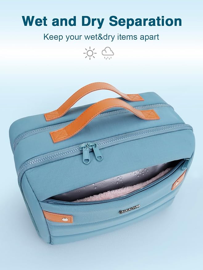Women's Hanging Toiletry Bag, Waterproof Travel Cosmetic Organizer - Image 5