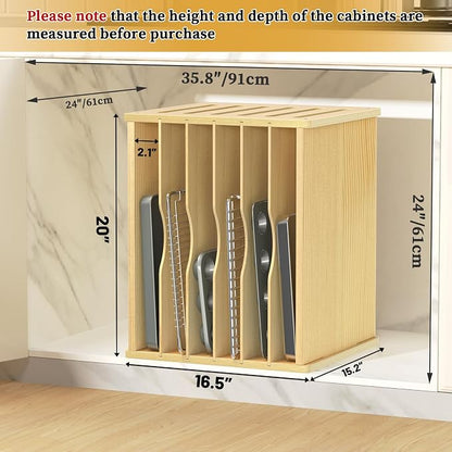 7 Tier Large Size Wooden Tray Dividers - Image 3