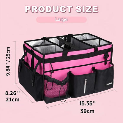 Large Cleaning Caddy Bag With Detachable Divider, Caddy Organizer With Handle - Image 2