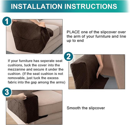 Turquoize Waterproof Armrest Covers - Image 7
