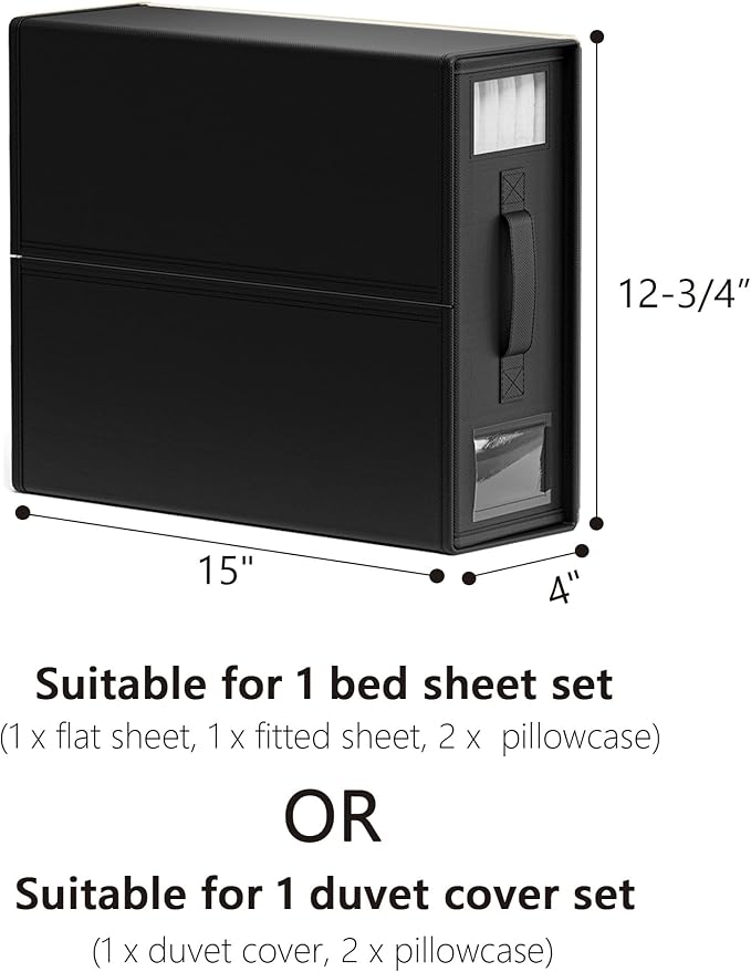 SheetCube Bed Sheet Organizers and Storage 6 Pack, Foldable Linen Closet - Image 7