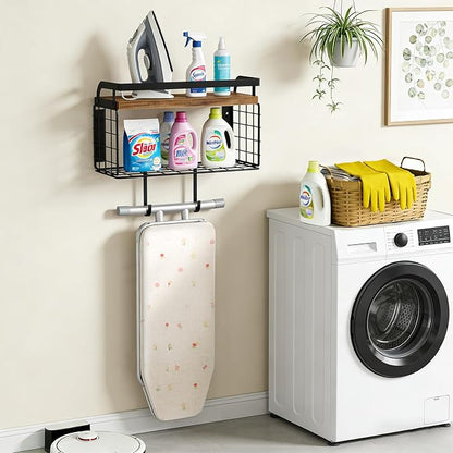 2 Tier Ironing Board Hanger Wall Mount, Laundry Room Ironing Board Holder | - Image 4