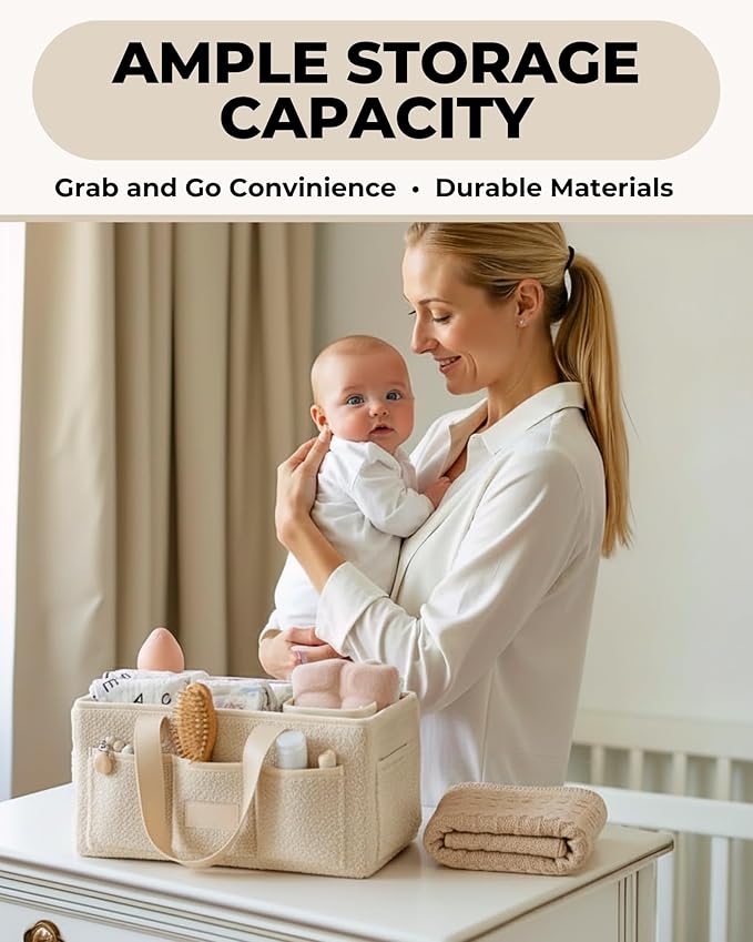 Baby Diaper Caddy Organizer - Image 4
