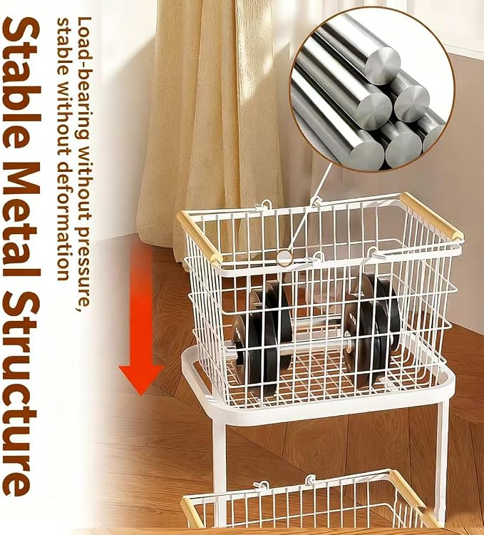 Large Laundry Baskets, Dirty Clothes Hamper - Image 6