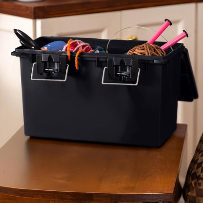 Sheffield Ammo Box Made in USA, Stackable Lockable Ammo Storage Box, Water & - Image 3
