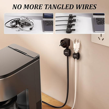 8 Pack Rotatable Cord Organizer Clips - Image 5
