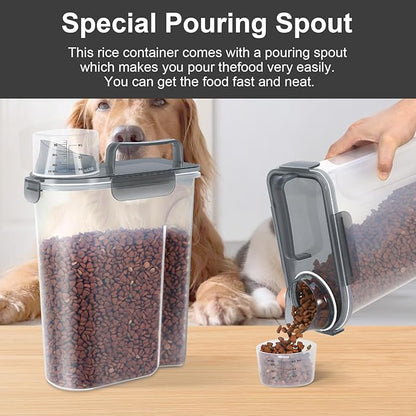 5-7Lbs Cat Dog Pet Food Storage Container - Image 2