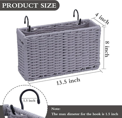 Cotton Rope Woven Bedside Caddy - Image 2