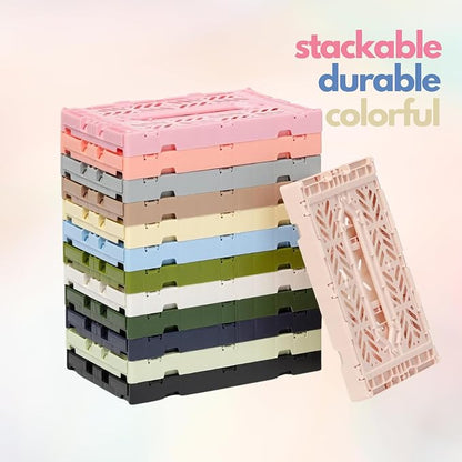 Collapsible Storage Box, Foldable Crate Organizer Bin - Image 9