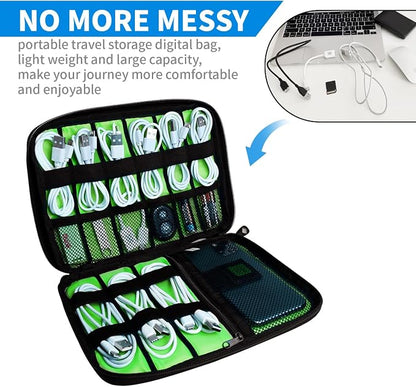 Lcsmaokin Electronics Travel Organizer, Portable Waterproof Electronic Travel - Image 3