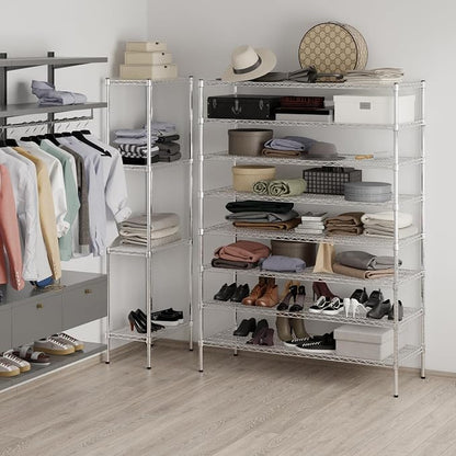 21" Deep x 54" Wide x 74" Height Wire Shelving Kit | 8-Tier | NSF Commercial - Image 5