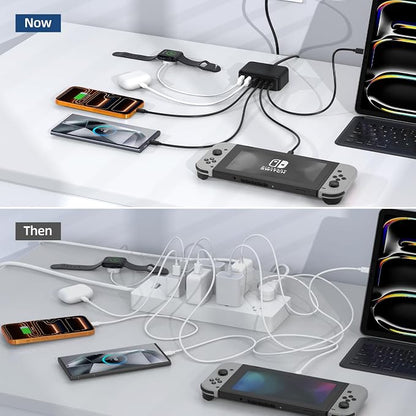 6 in 1 USB Charger, 50% Smaller Charging Station - Image 8