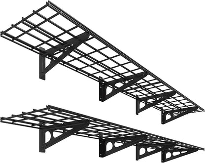 FLEXIMOUNTS 12-inch-by-72-inch Wall Shelf Garage Storage Rack Wall Mounted by FLEXIMOUNTS