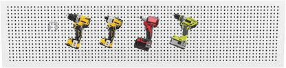 KINOMI 12 Pack Pegboard Hooks Heavy Duty Tool Hooks Pegboard Drill Holder Power - Image 3