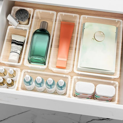 ElegantArray 12 PCS Drawer Organizer Set, 4 Sizes Tool Storage Trays, - Image 7