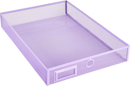 Annova Desk Organizer Wire Mesh 3 Tier Sliding Drawers Paper - Image 5