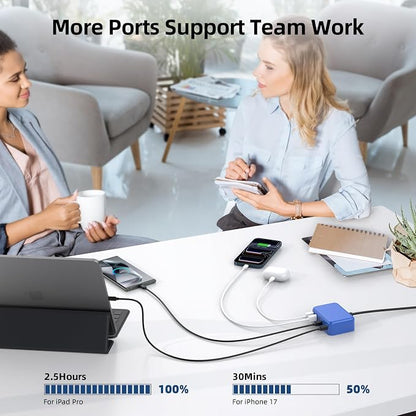 6 in 1 USB Charger, 50% Smaller Charging Station - Image 9