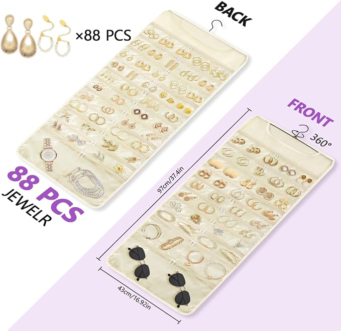 FOREGOER Hanging Jewelry Organizer - Image 3