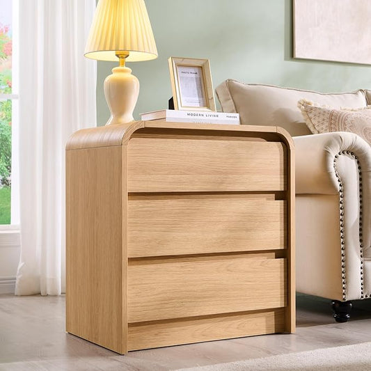 25" Tall Modern Nightstand by AITJUNZ