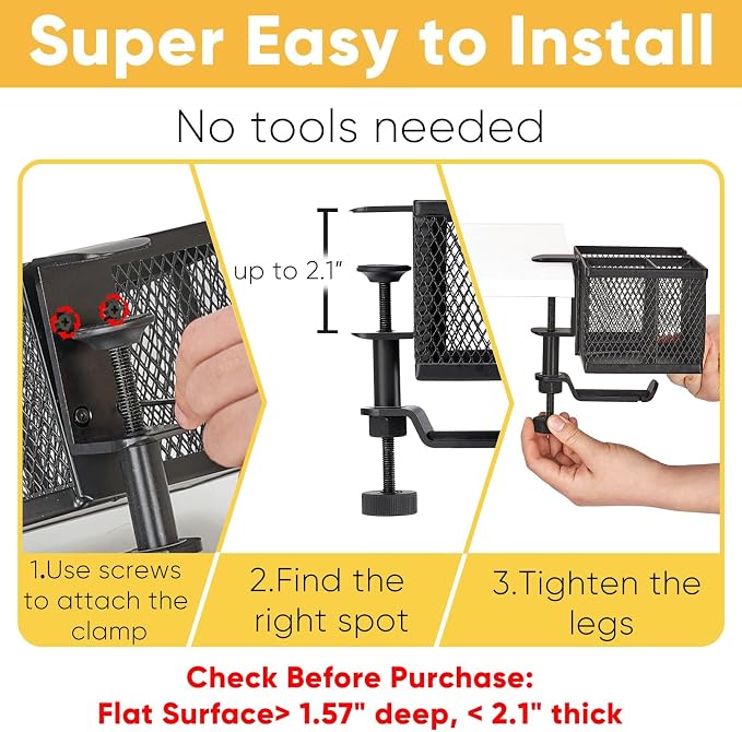 4 in 1 Metal Clip On Cup Holder Attachment - Image 5