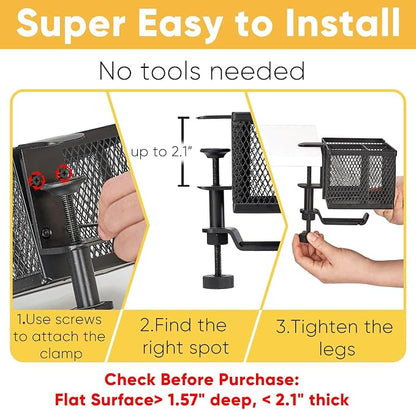 4 in 1 Metal Clip On Cup Holder Attachment - Image 5