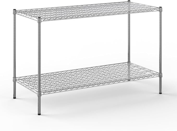 24" Deep x 54" Wide x 34" Height Wire Shelving Kit | 2-Tier | NSF Commercial by Regal+Altair