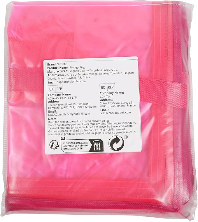 Vieshful Grey 40L Clear Clothes Storage Bag - Image 7