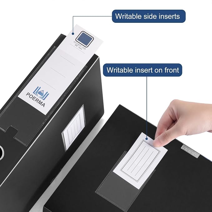 Storage File Boxes A4, Document File Folder Organizer Storage Filing Box - Image 4