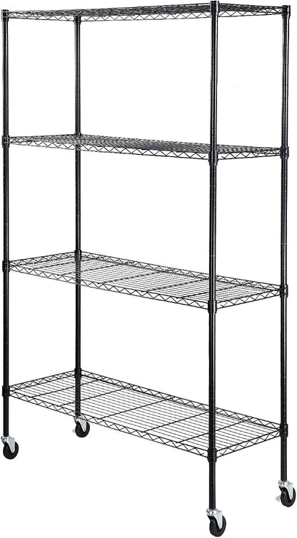 VEVOR Storage Shelving Unit, 4-Tier Adjustable Storage Shelves, Metal Shelves - Image 9
