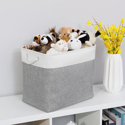 Bidtakay Large Storage Bins for Clothes Fabric Deep Baskets for Organizing Set - Image 5