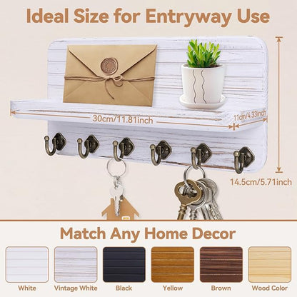Key Holder for Wall, Mail Organizer Wall Mount - Image 7