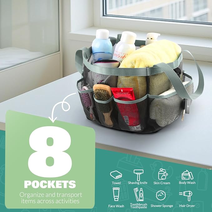 LOYEE Mesh Shower Caddy Portable - Image 3