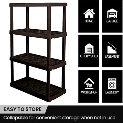 Oskar Heavy Duty Plastic Storage Shelves- - Image 6