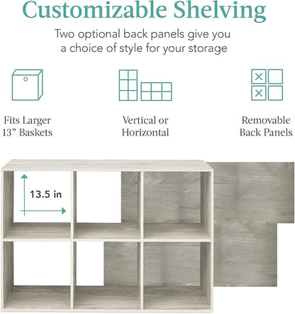 Best Choice Products 6-Cube Storage Organizer, 13.5in Shelf Opening, Display - Image 3