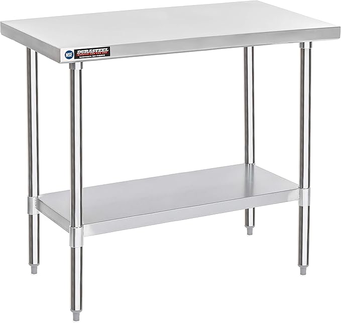 DuraSteel 30x48 Stainless Steel Work Table by DuraSteel