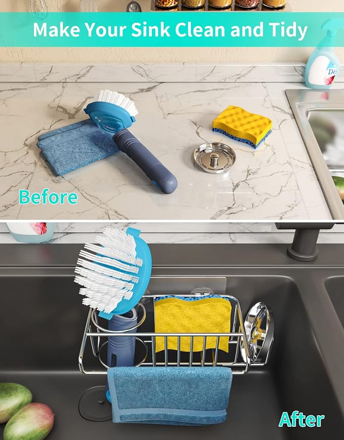HapiRm Sink Caddy Sponge Holder - Image 5