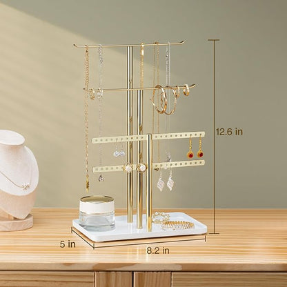 pickpiff Jewelry Stand Organizer Necklace Holder- 12.5" Sturdy Earring and - Image 4